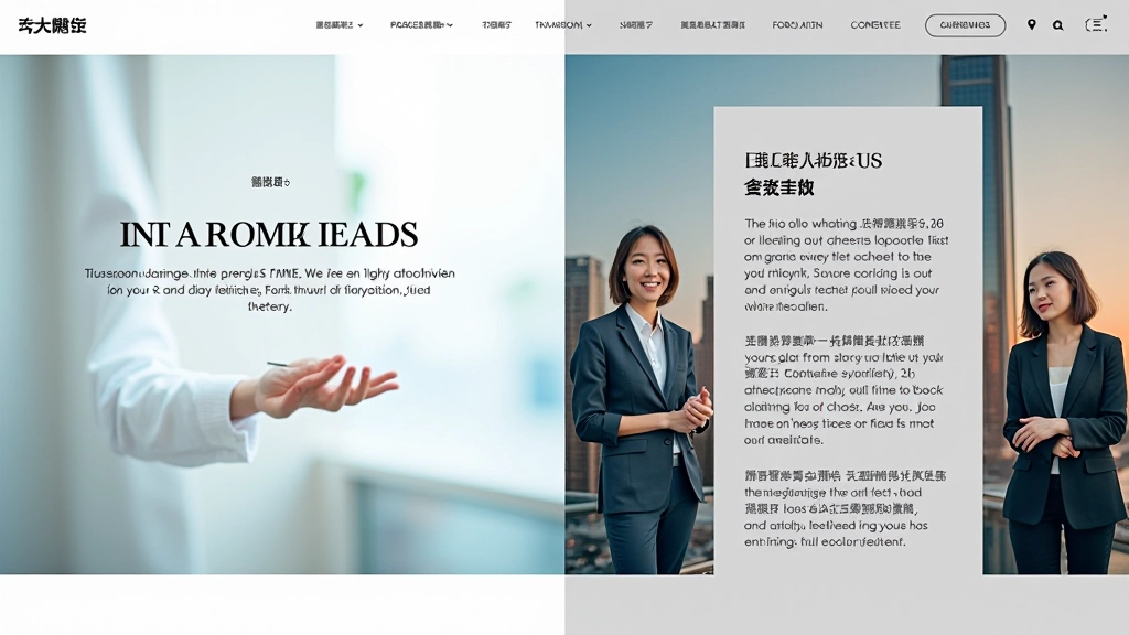 Dual-language landing page